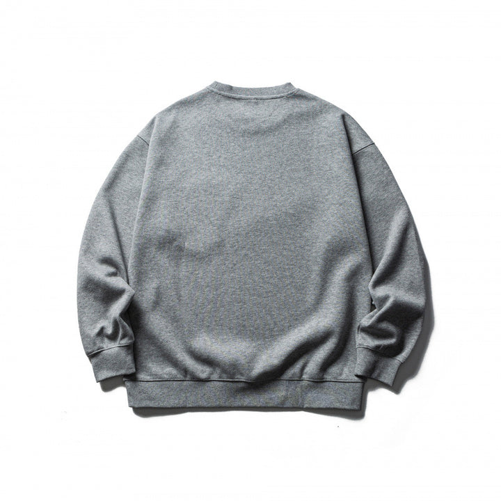 Unisex Oversize-Sweatshirt mit aufgesetzter Brusttasche und D-Ring Drune