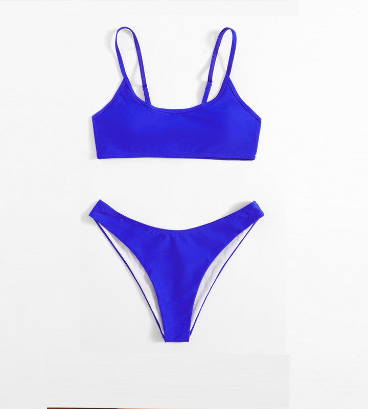 Damen Sportlicher Bikini-Set mit Racerback-Oberteil Drune