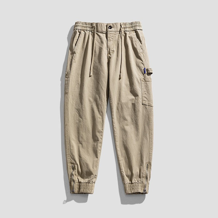 Herren Cargo-Jogginghose im Utility-Look mit elastischem Tunnelzugbund und verstärkten Pattentaschen Drune