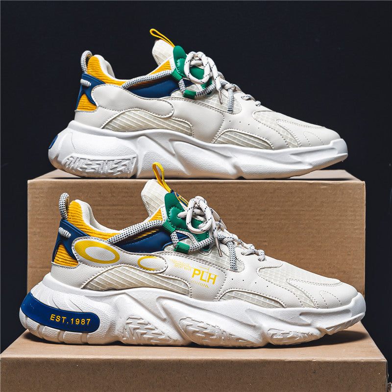 Herren Voluminöser Performance-City-Sneaker mit skulpturaler Plateausohle Drune