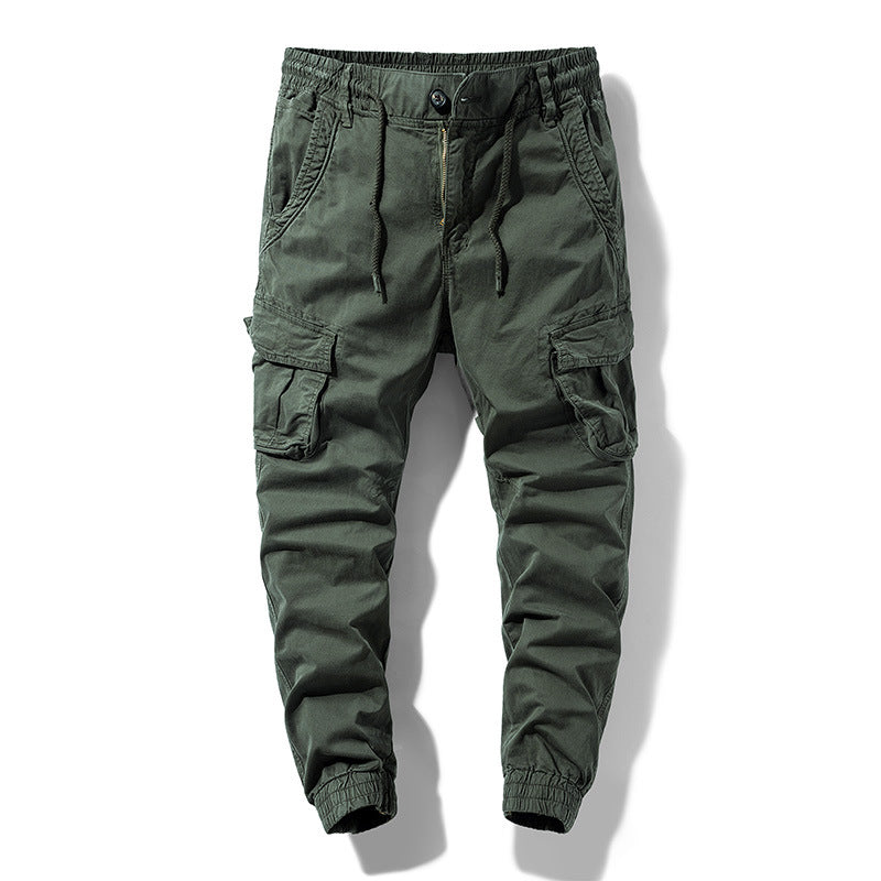 Herren Urbaner Cargojogger mit elastischem Komfortbund, Organizer‑Taschen und gerippten Bündchen Drune