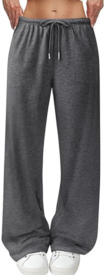 Damen luftige Freizeithose mit Kordelzug Drune