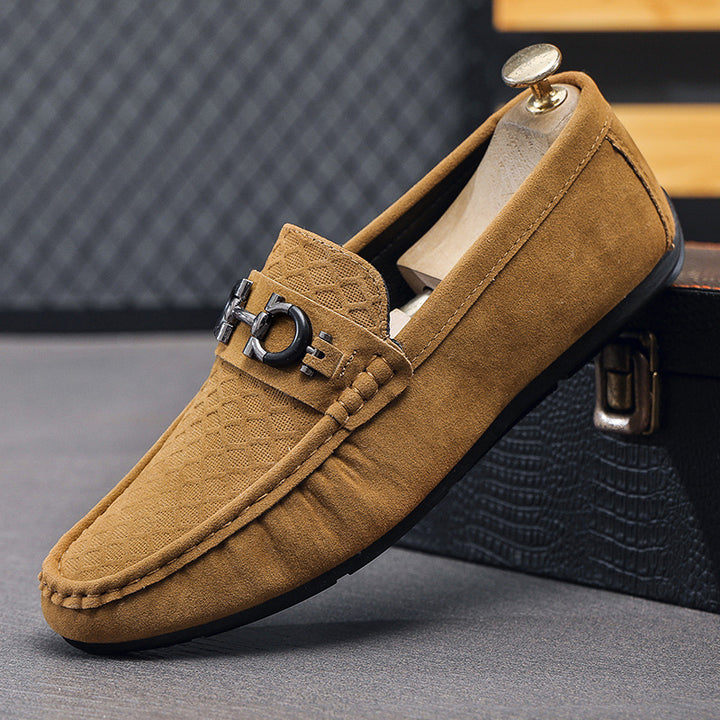 Herren Elegante Velours Mokassins Drune