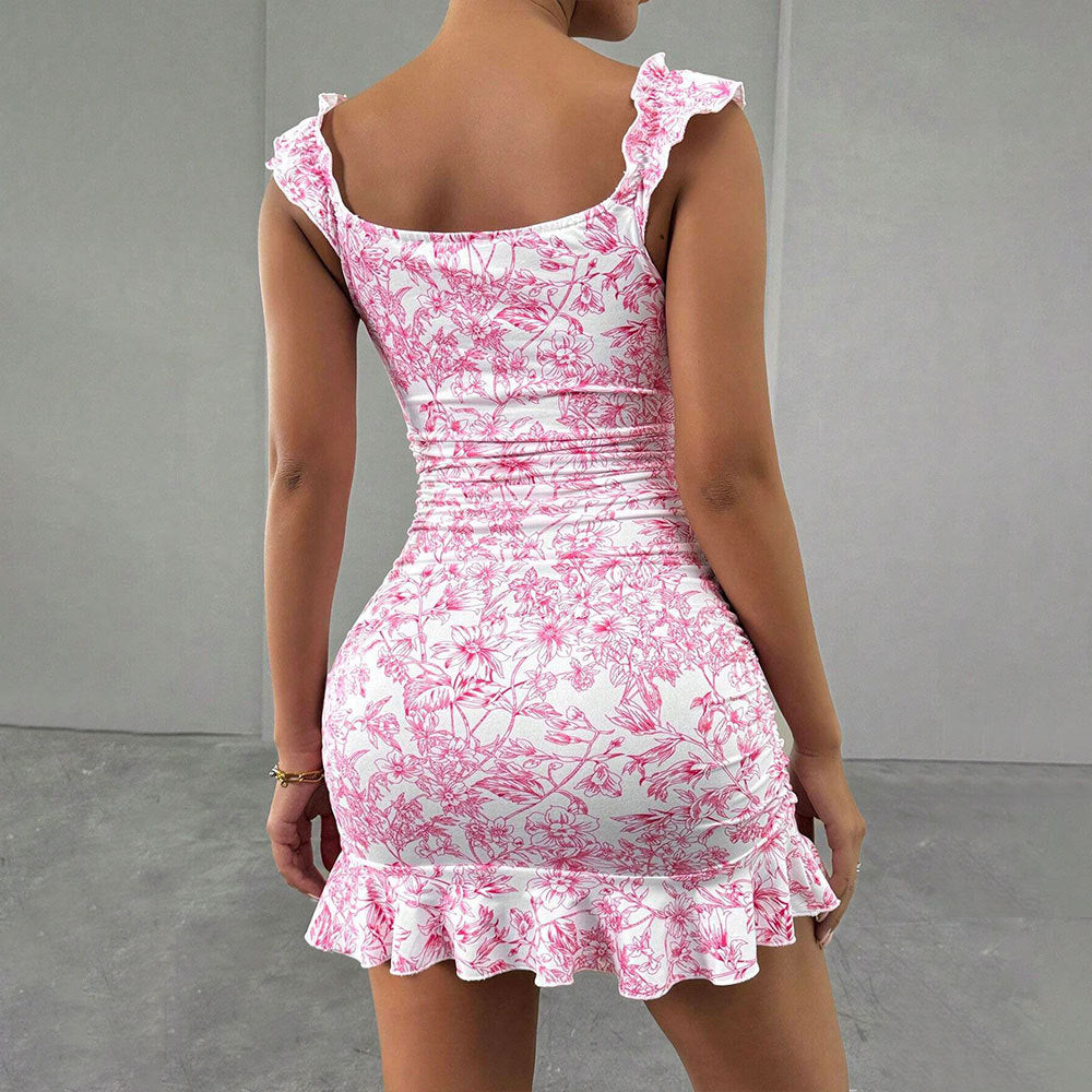 Drune | Bustier Floral Entworfen Kurzer Rock