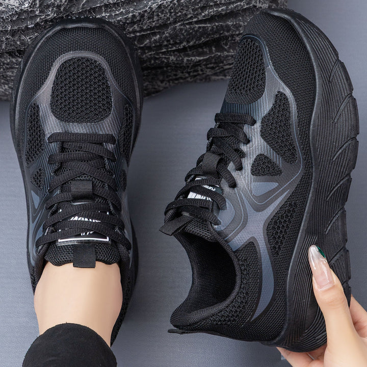 Damen Sportliche Laufschuhe mit atmungsaktivem Mesh-Obermaterial und gepolsterter Sohle Drune