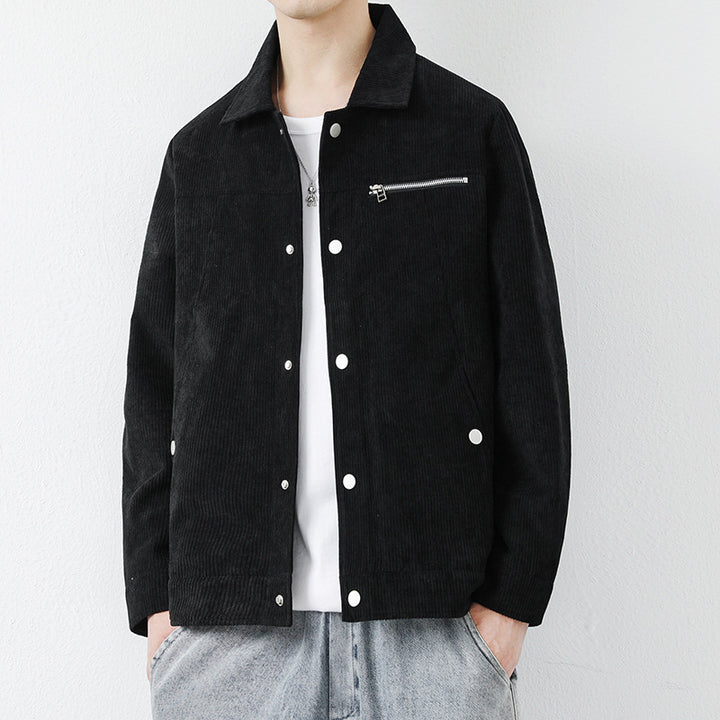 Herren Modische Cordjacke Drune