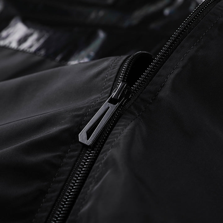 Herren Modische Übergangsjacke mit hochglänzendem Obermaterial Drune