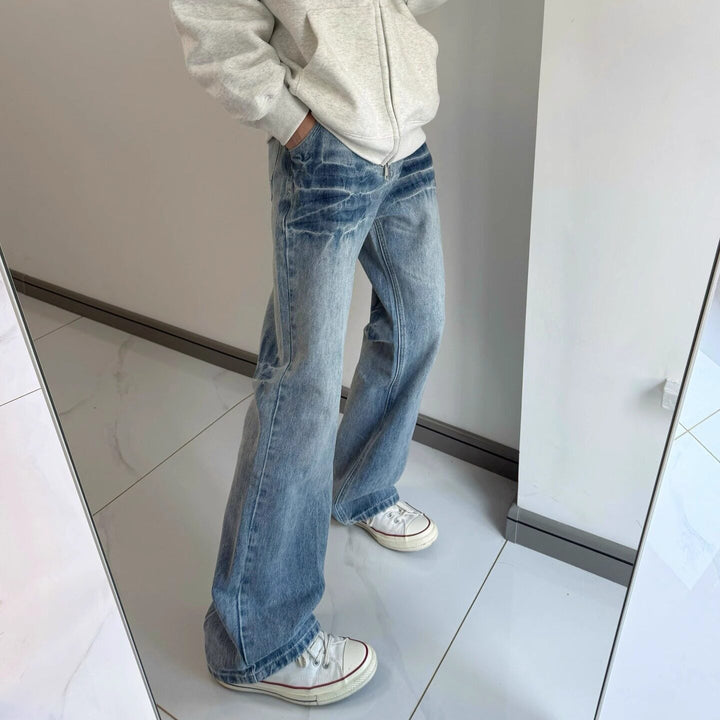 Damen Modische Weitgeschnittene Jeans Drune
