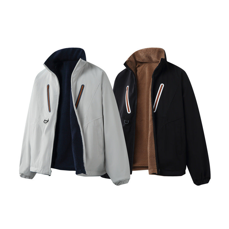 Unisex Leichte Tech-Softshell-Jacke mit Stehkragen, wasserabweisender Membran und Utility-Taschen Drune
