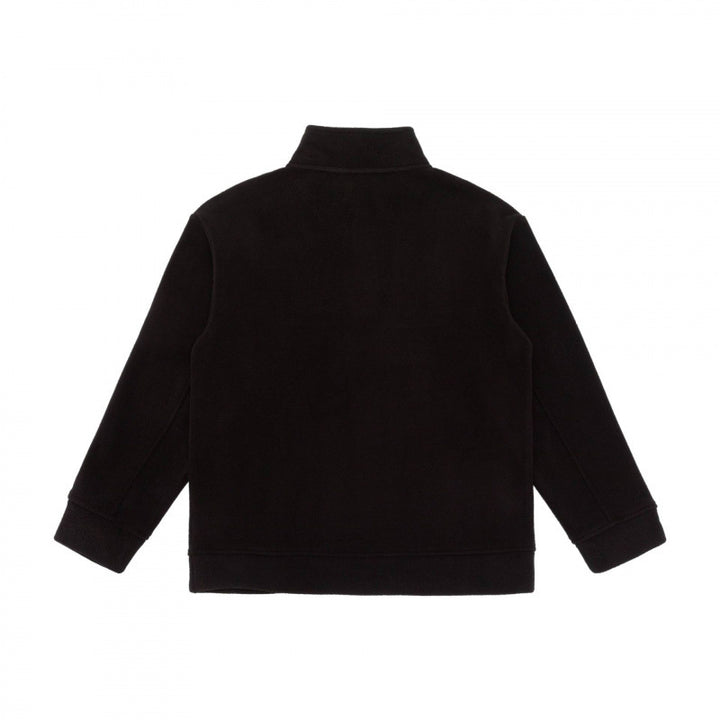 Unisex Henley-Fleecepullover mit kurzem Knopfverschluss, Stehkragen und Boxy‑Schnitt Drune