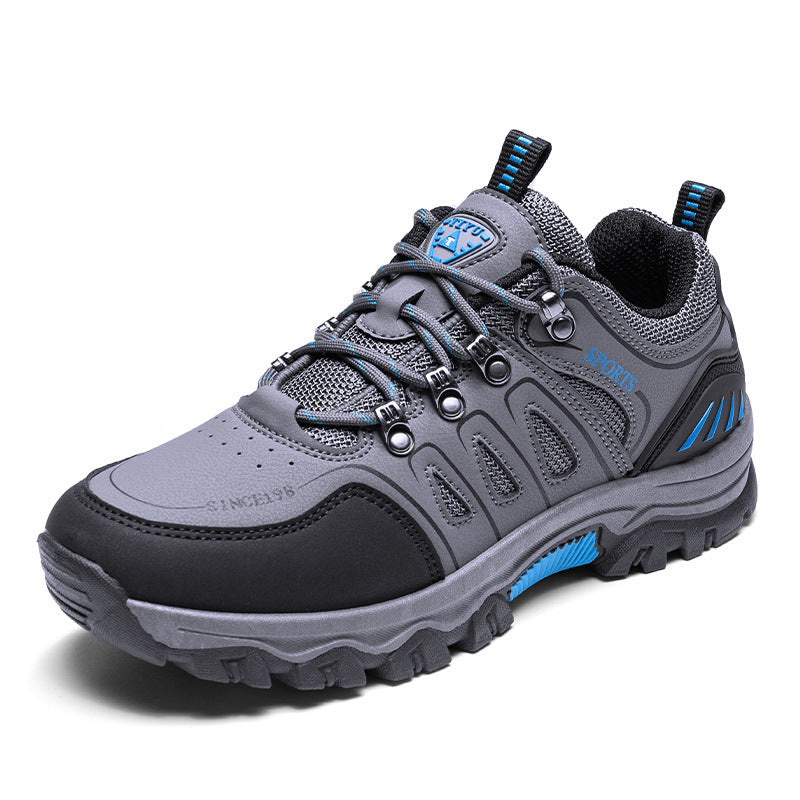 Herren Wanderschuhe mit rutschfester Profilsohle und atmungsaktivem Obermaterial Drune