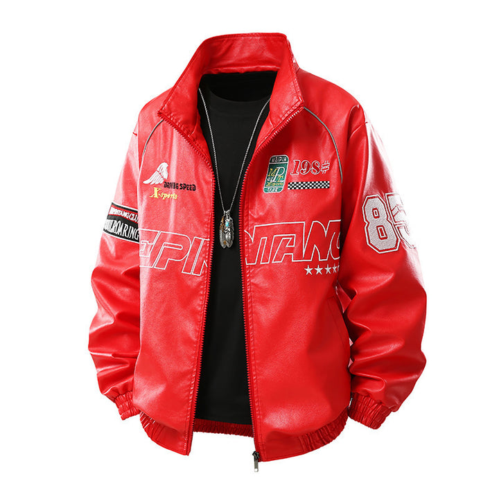 Herren Modische Sportjacke mit Steppdetails Drune