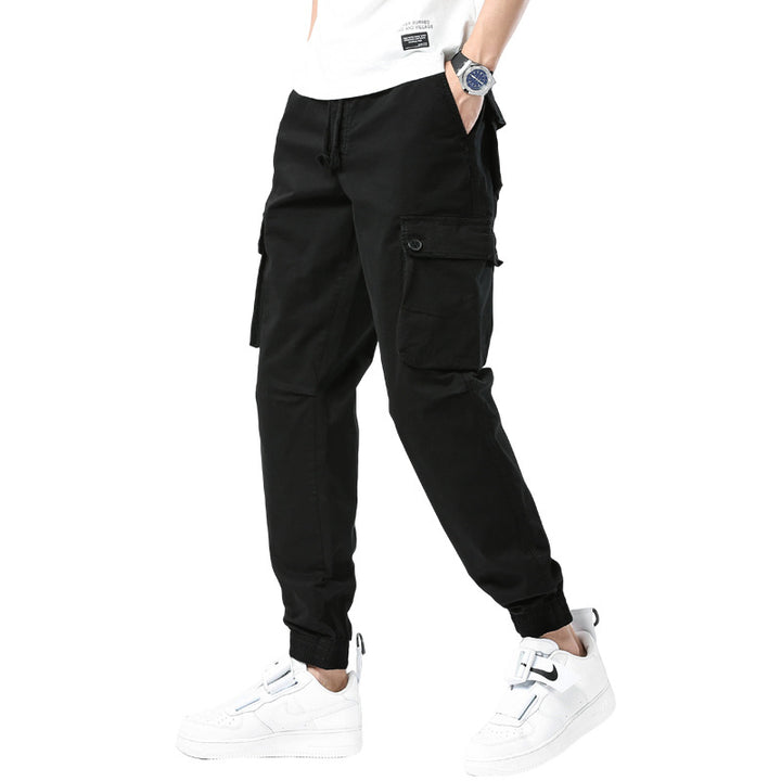 Herren Urban-Utility Cargohose im Joggerstil mit raffiniertem Taschenkonzept Drune