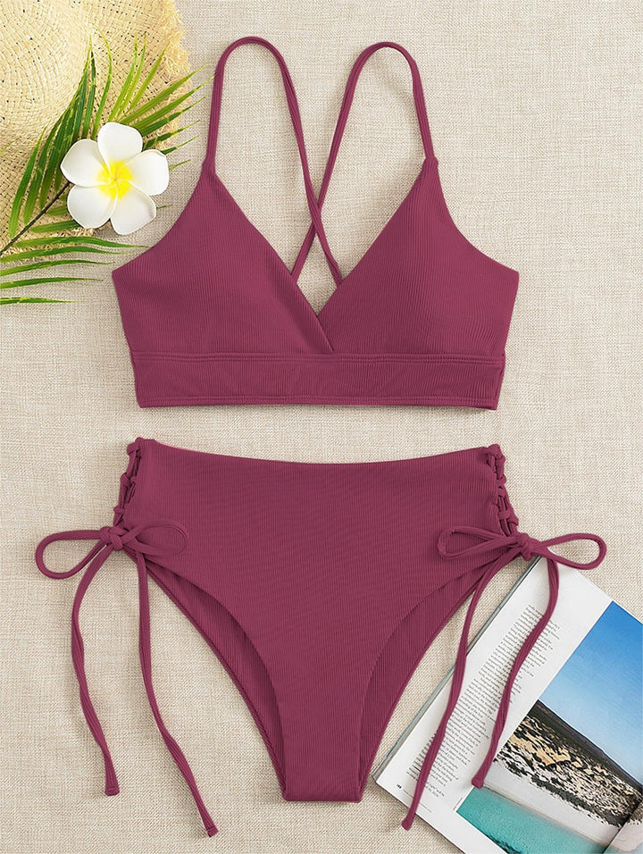 Damen Triangel-Bikini mit raffinierten Kordeldetails Drune