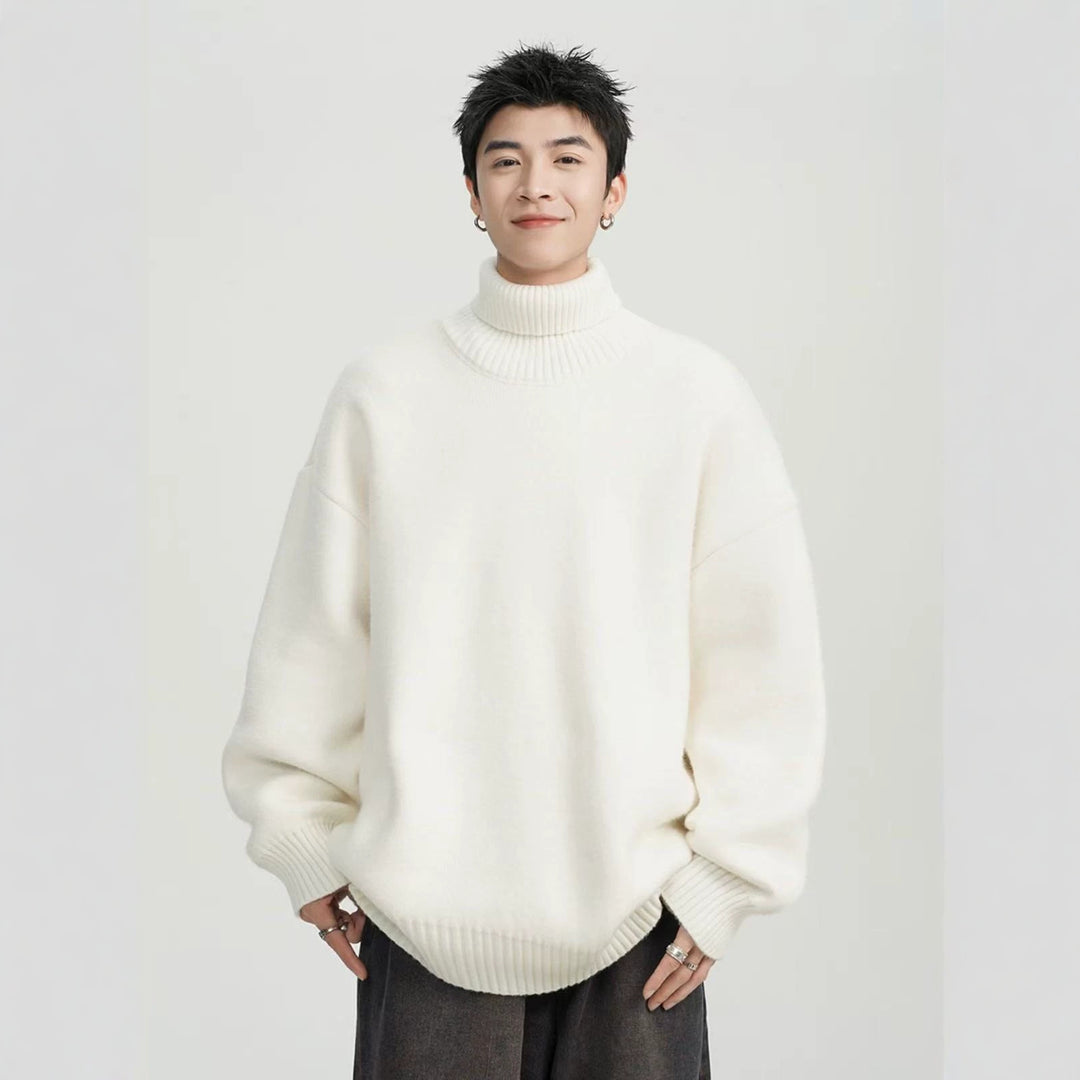Unisex Oversized Rollkragenpullover Drune