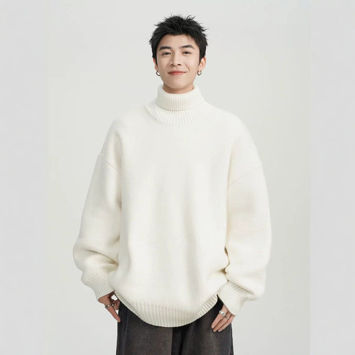 Unisex Oversized Rollkragenpullover Drune