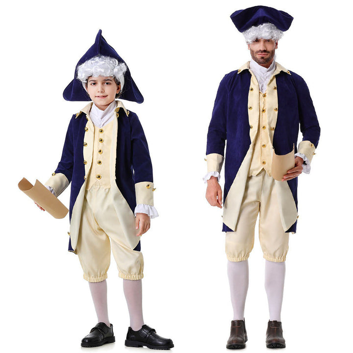 Unisex Historisches Kostüm mit eleganten Details Drune