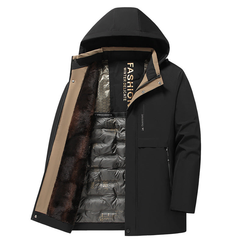 Herren Praktische Winterjacke Drune