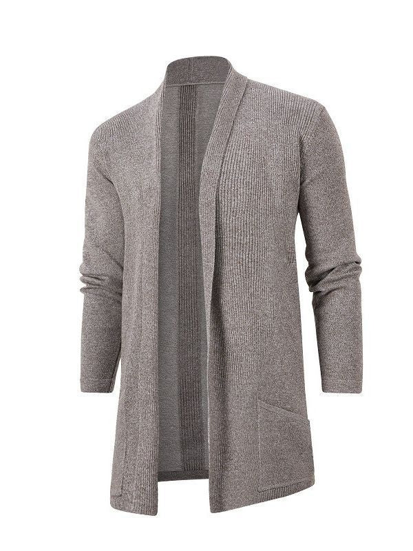 Damen Strickjacke mit offenem Schnitt und Tasche Drune