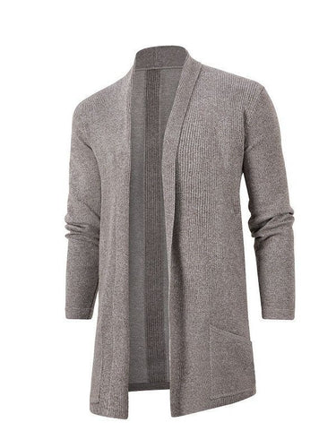 Damen Strickjacke mit offenem Schnitt und Tasche Drune