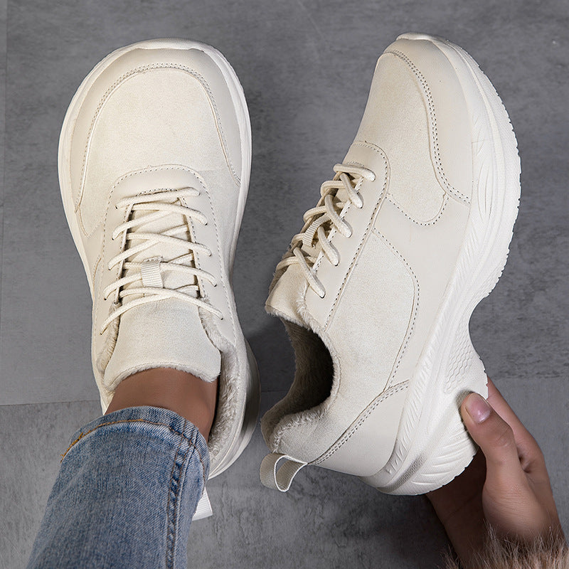 Unisex nan gefütterte dicksohlige Sneaker mit dämpfender Profilsohle Drune