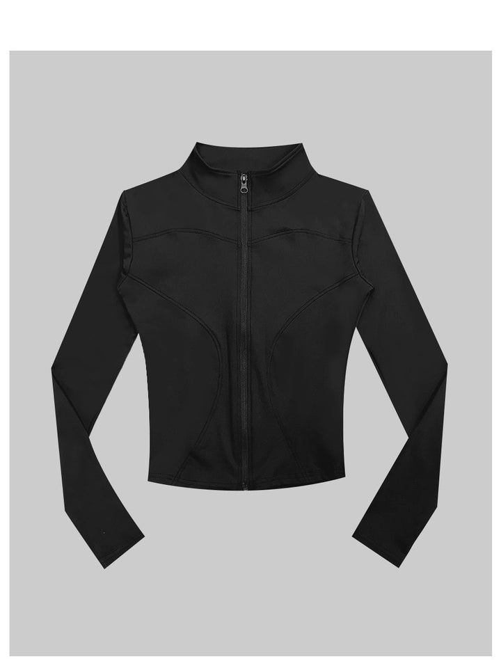 Damen sportliche Jacke mit durchgehendem Reißverschluss Drune