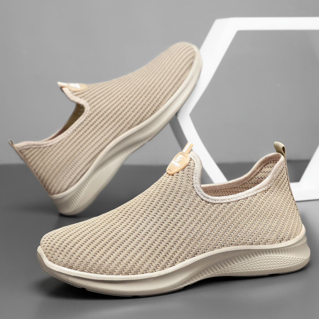 Damen nan nahtloser Komfort-Slip-On Sneaker mit feinem Stricknetz, elastischem Einstieg und reaktiver Leichtdämpfung Drune