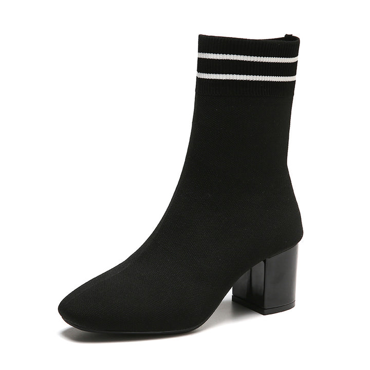 Damen Sportliche und elegante Knöchel-Stiefeletten Drune