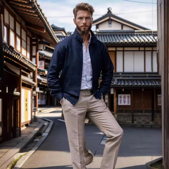 Herren-Sommerjacke aus leichtem, atmungsaktivem Material