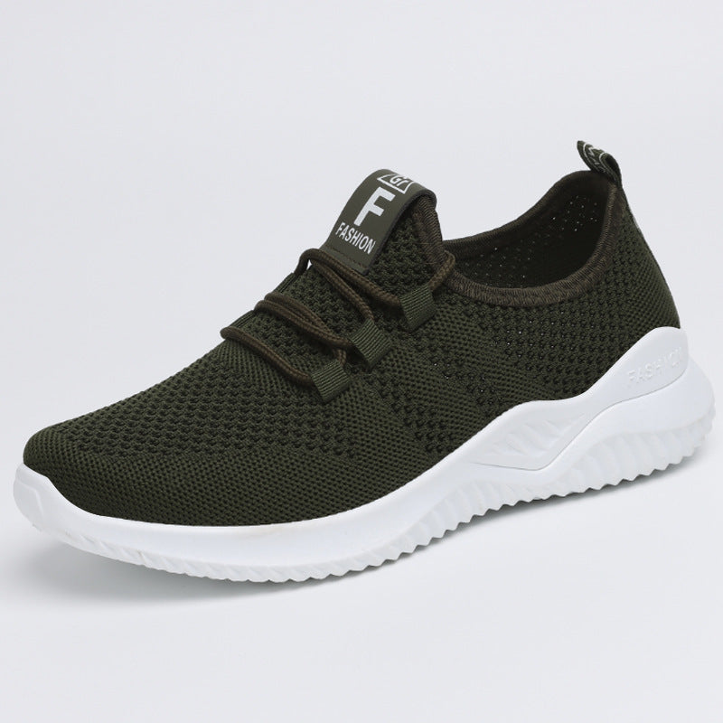 Unisex nan leichte Strick-Sneaker mit elastischer Schlupfkonstruktion und dämpfender EVA-Sohle Drune