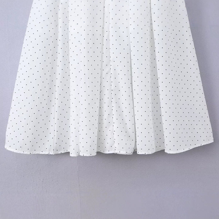 Damen Midikleid mit Smok-Taillenpartie, gerafften Puffärmeln und Quadrat‑Ausschnitt Drune