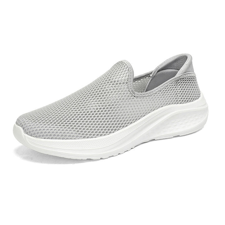 Herren nan atmungsaktiver Netz-Sportschuh mit Schlupfform und stoßdämpfender Laufsohle Drune