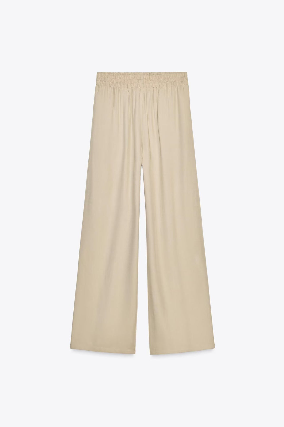 Damen Weiche Jersey-Palazzohose mit elastischem Bund und weitem Bein Drune