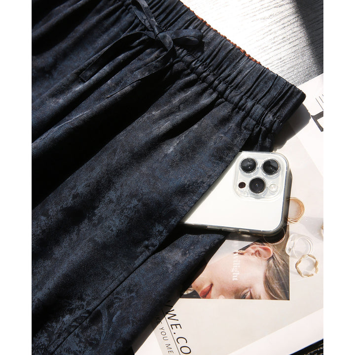 Damen Elegante und bequeme Palazzo-Hose Drune