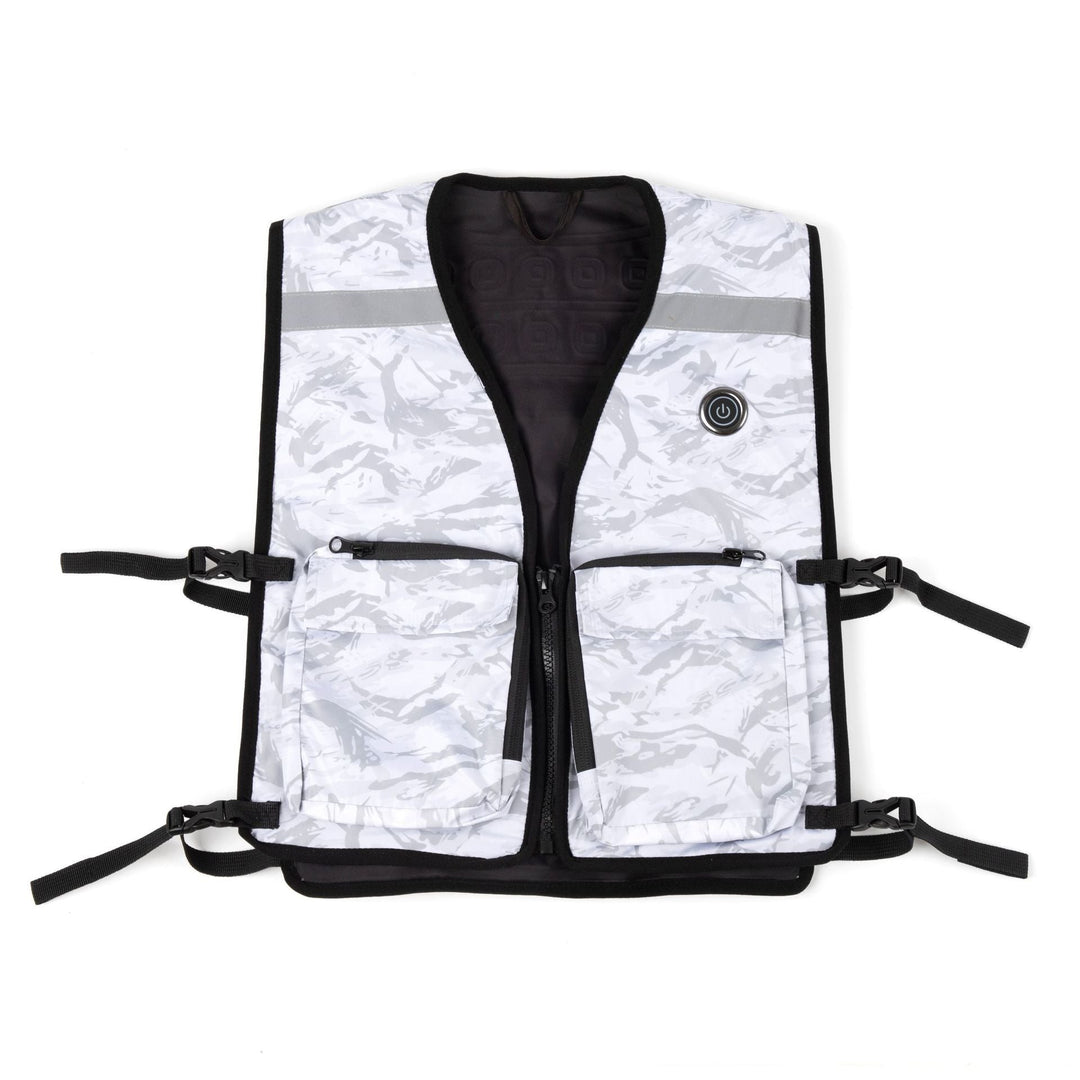 Unisex nan modulare Ventilationsweste mit Einlassöffnungen für Clip‑Lüfter und verstellbarem Schnellverschluss Drune