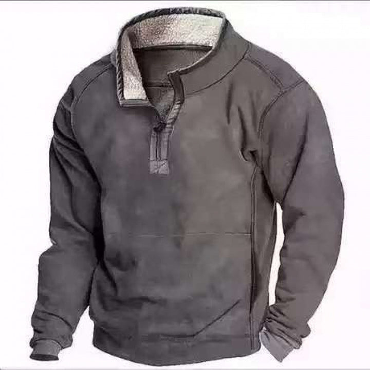 Herren Modischer Hoodie mit Kapuze und maritimem Druck Drune