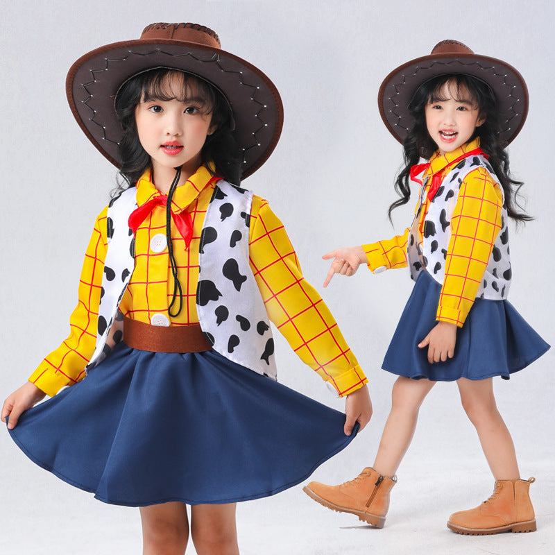 Mädchen Cowboy Kostüm Drune