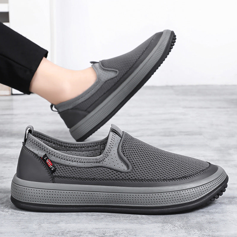 Damen Komfortable und atmungsaktive Slip-On Sneakers mit rutschfester Sohle Drune