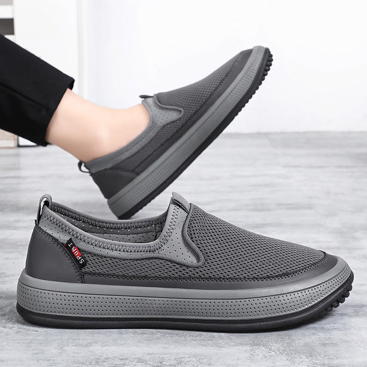 Damen Komfortable und atmungsaktive Slip-On Sneakers mit rutschfester Sohle Drune