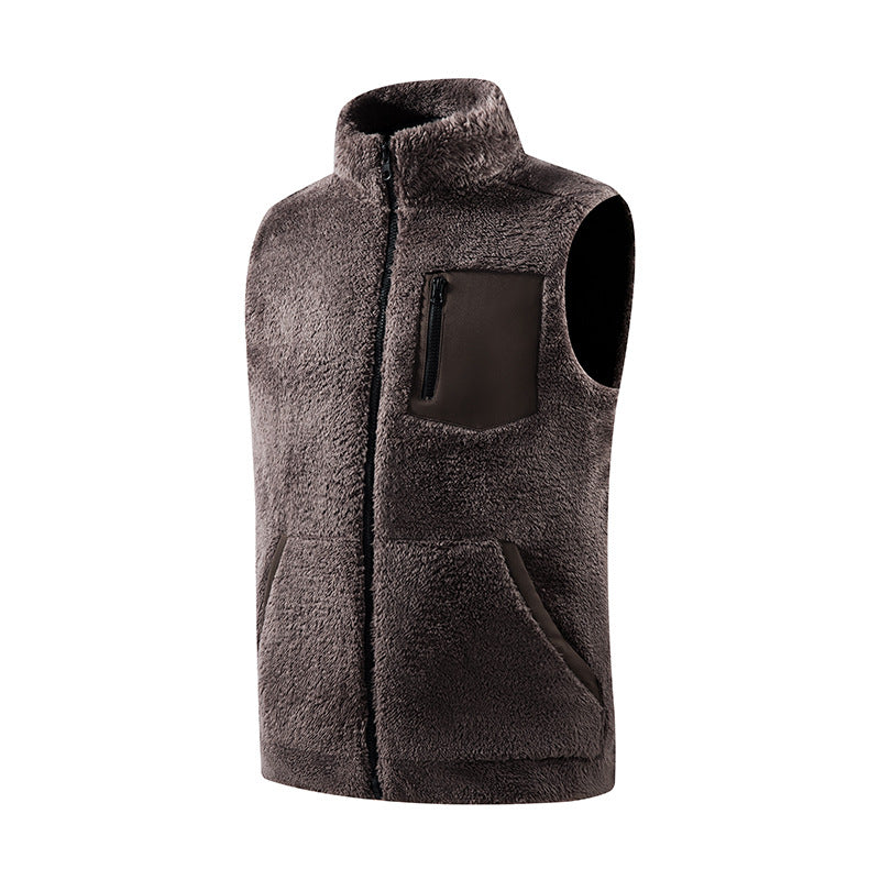 Herren Kuschelige Fleece-Weste Drune