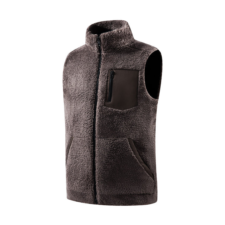 Herren Kuschelige Fleece-Weste Drune