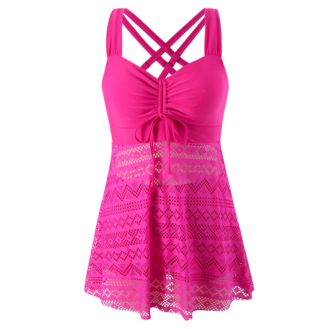 Damen Schwimmkleid mit raffinierter Rückenpartie und sehr elastischer Stoffqualität Drune