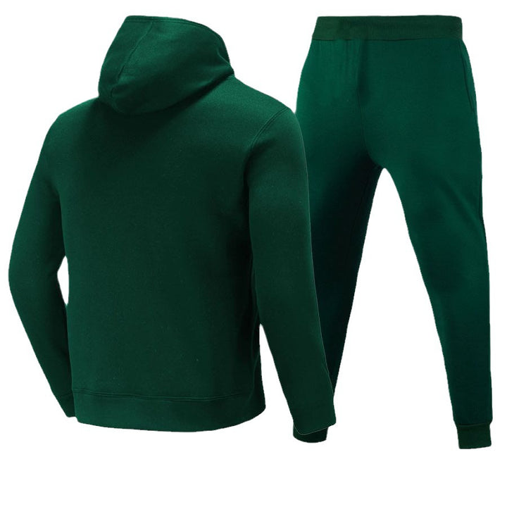 Herren Sportliches Kapuzenpullover und Jogginghose Set mit auffälligem Spider-Motiv Drune