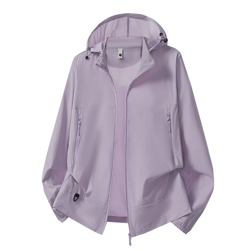 Herren Leichte Softshell-Übergangsjacke mit Kapuze, wind- und wasserabweisender Hülle & verstellbarem Kordelsaum Drune