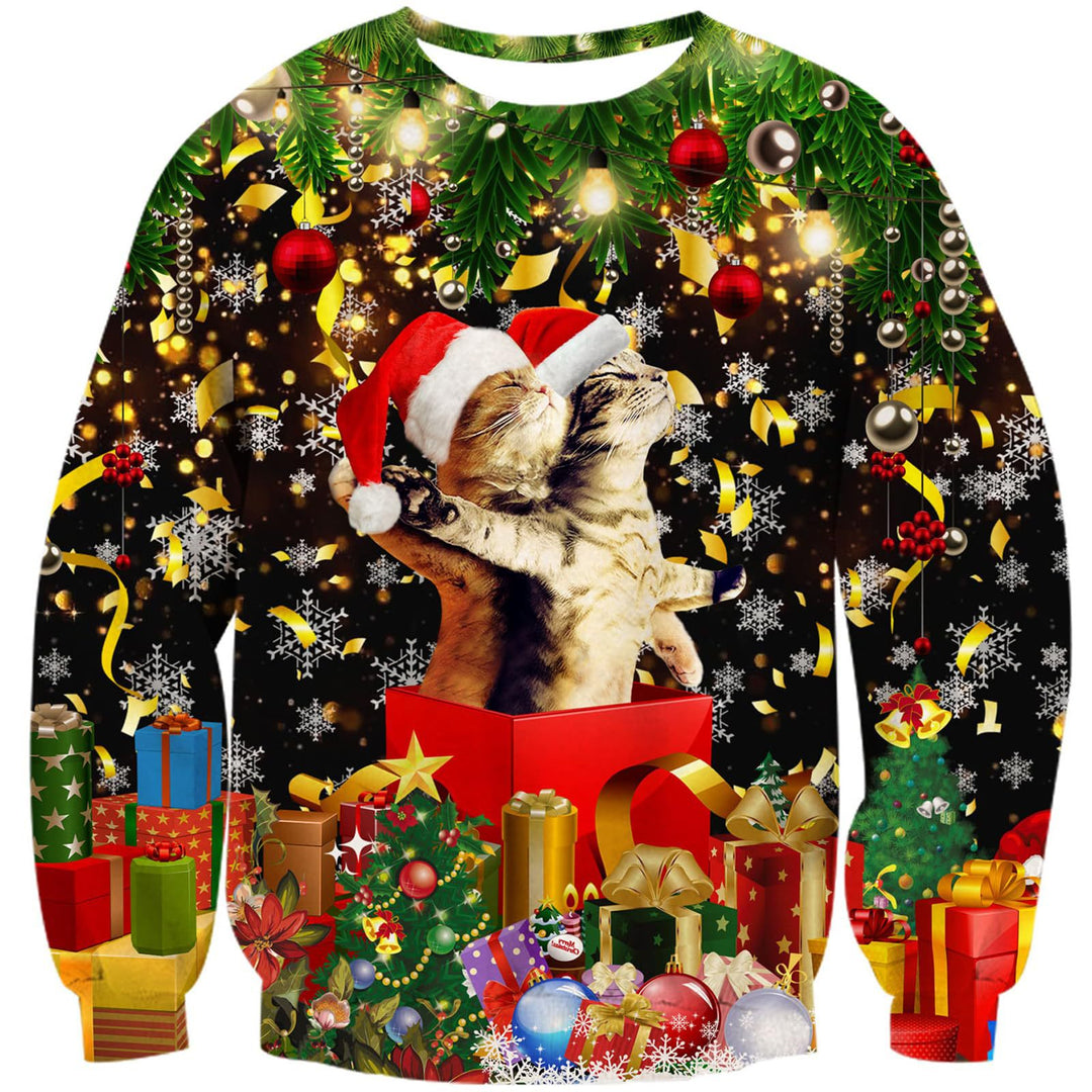 Damen Lustiger Weihnachtlicher Sweatshirt Drune