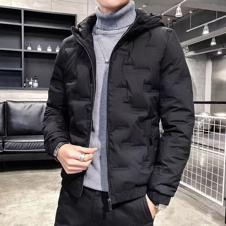 Herren Wattierte Steppjacke mit Kapuze Drune