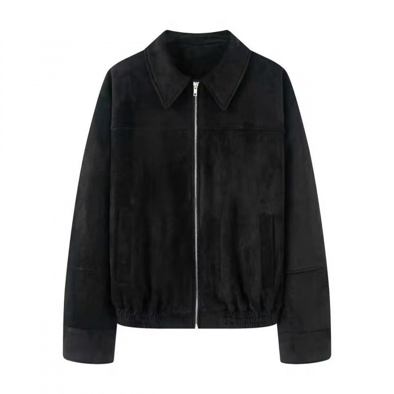 Damen lässige Echtlederjacke Drune