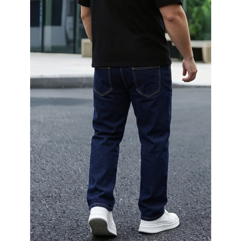 Herren Bequeme Regular Fit Jeans Drune