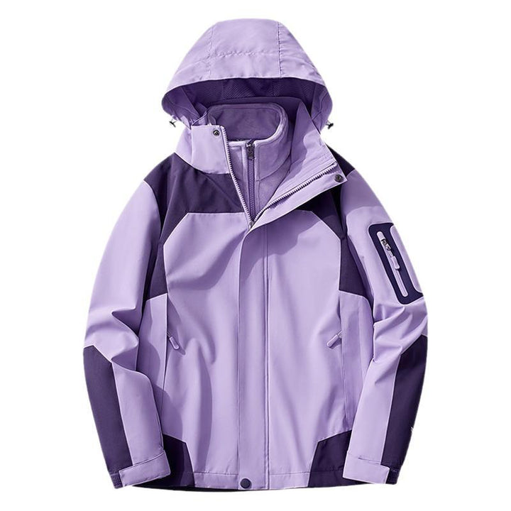 Damen Multifunktionale Trekking-Softshelljacke mit herausnehmbarer Fleece‑Innenlage und Kapuze Drune