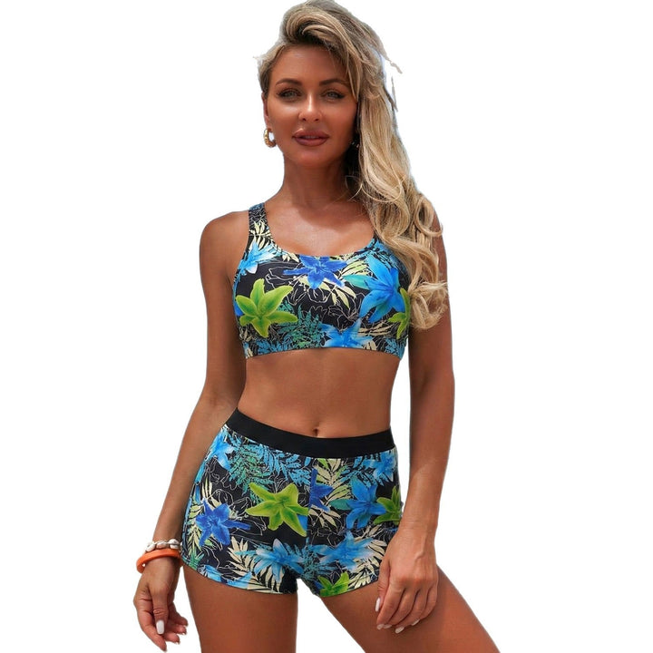 Damen UV-Schutz Schwimmuniform mit floralem Design Drune